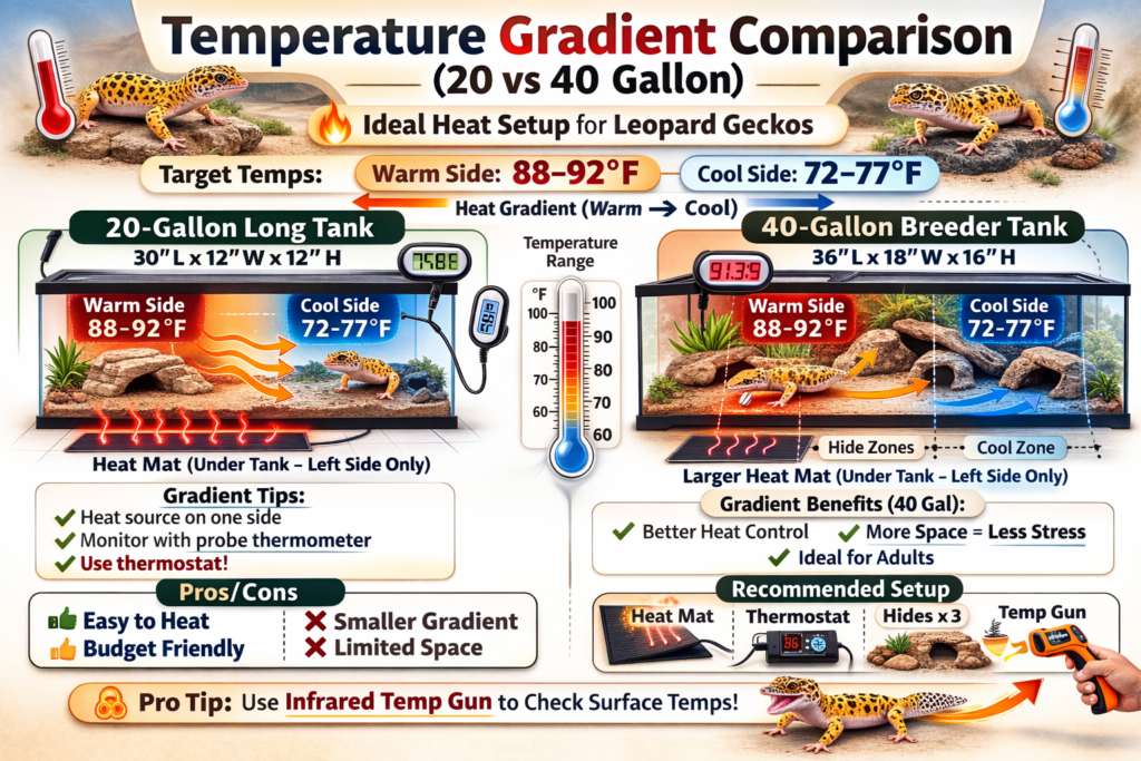 Leopard Gecko Tank Size Guide